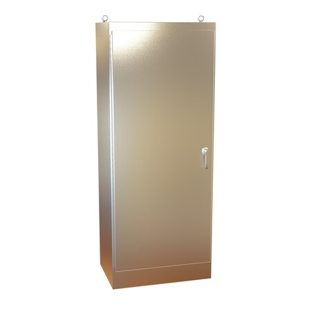 Hammond 3 Point Latch with Padlock Handle Electrical Enclosures, 90 in H, 24 in D, 36 in W HN4FS903624DASS